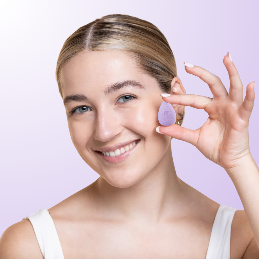Bông Giọt Nước Che Khuyết Điểm Mini Pro RT Real Techniques Miracle Complexion Sponge Tím Size S RTMU08